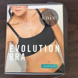 Sz 3 Knix Evolution Bra, black/beige